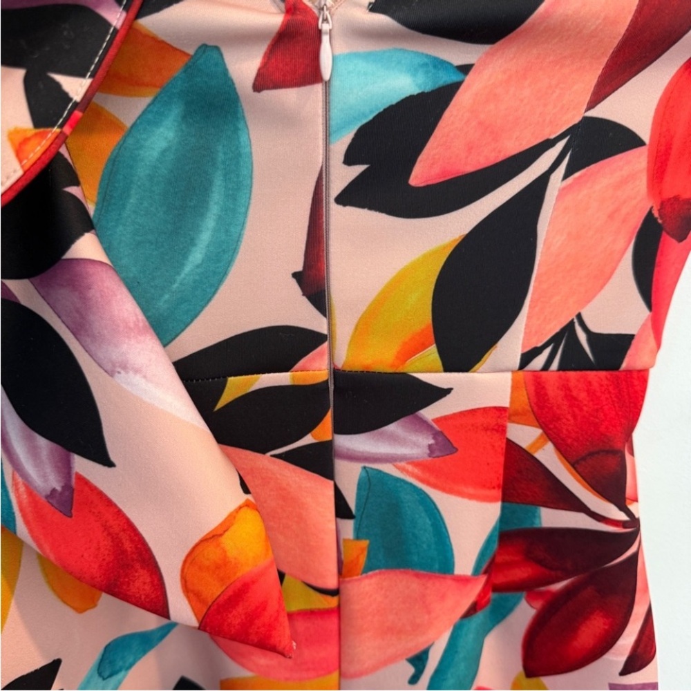 Alexia Admor Multicolor One-Shoulder Dress - Picture 4 of 13